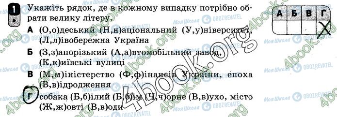 ГДЗ Українська мова 10 клас сторінка Вар.2 (1)